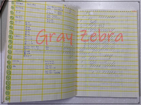 2022 다이어리 일정 체크