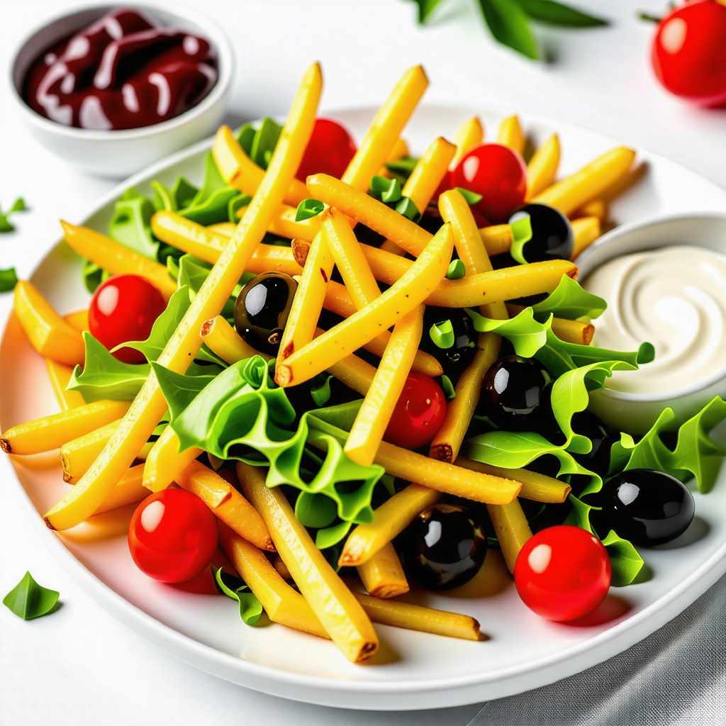 감자튀김 샐러드