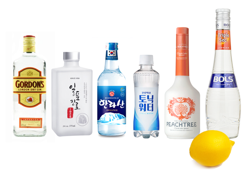 횟감과 함께하기 좋은 하이볼 재료