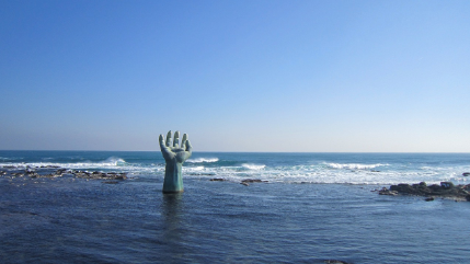 경북 포항 호미곶에서의 해돋이 풍경과 봄철 여행지