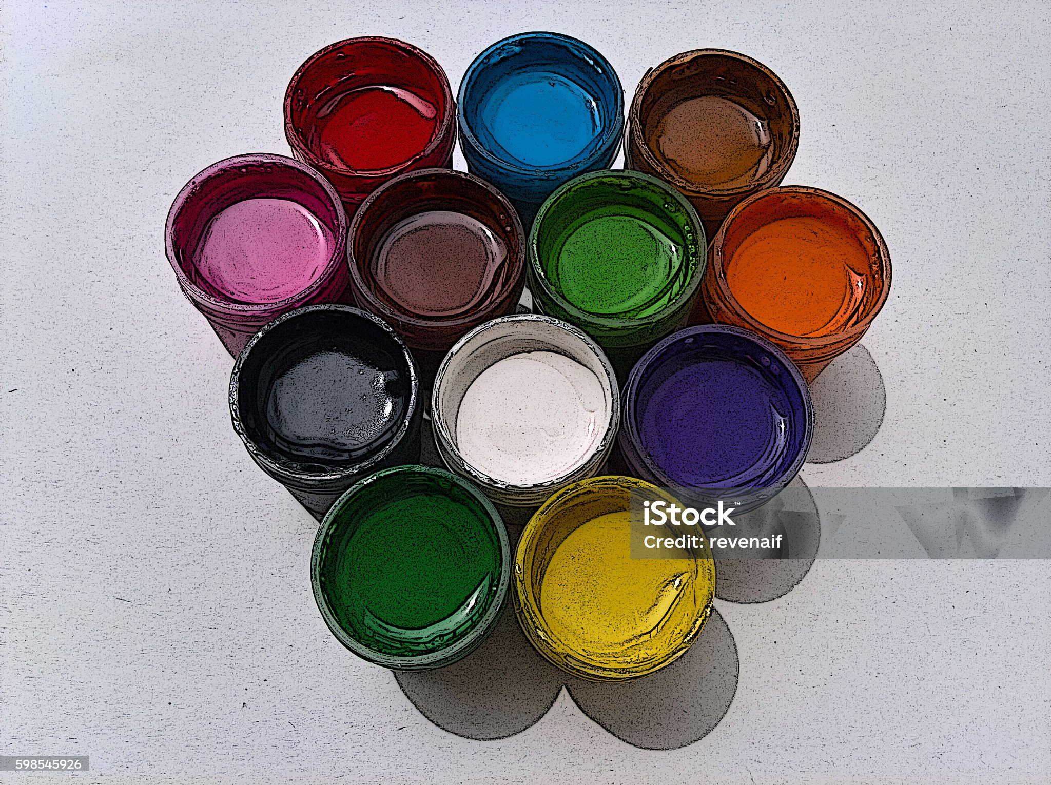 전통 채색화 재료