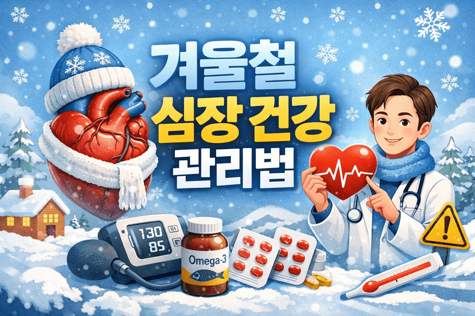 겨울철 심장 건강관리 완벽 가이드|혈관이 얼기 전에 지켜야 할 습관