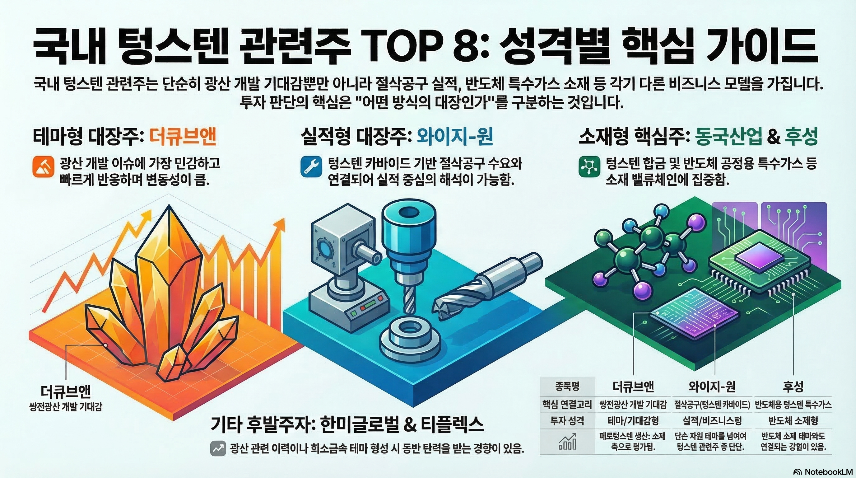 텅스텐 관련주
