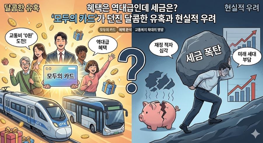 K-패스 '모두의 카드' 비평 포스팅 관련 썸네일 사진