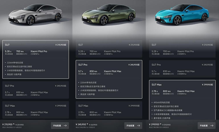 샤오미 전기차 SU7 가격 구매 배터리 국내출시