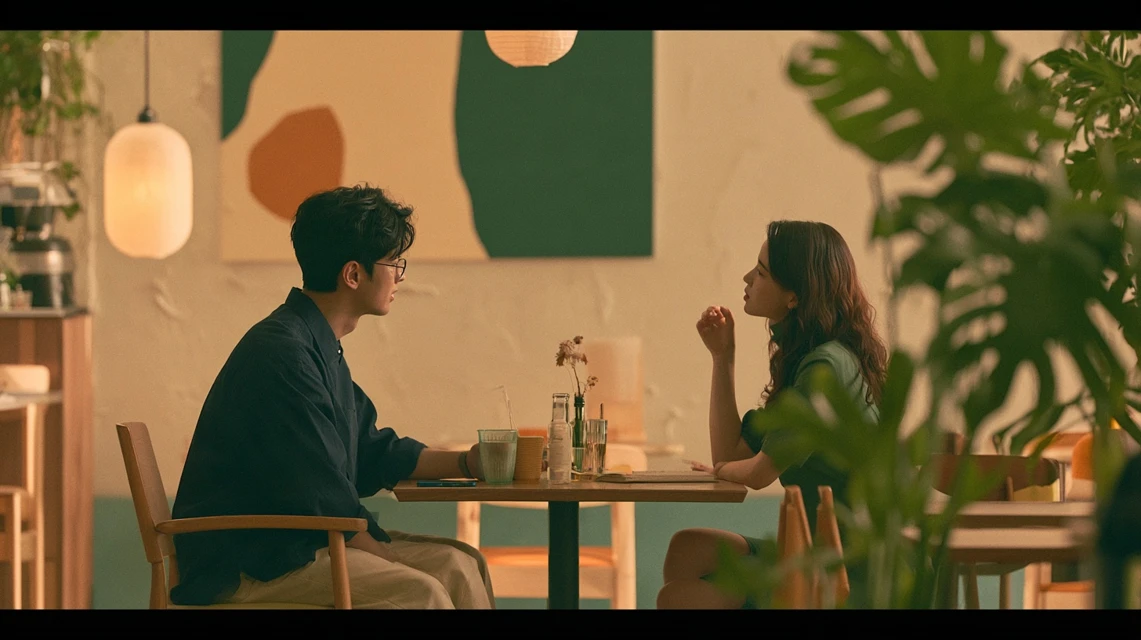 오해를 풀기 위해 대화하는 동호회원