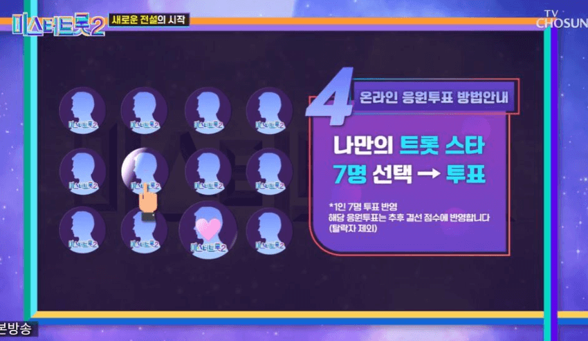 미스터트롯2 투표방법