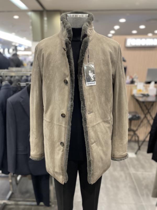 레노마 렉스퍼 양가죽 무스탕 코트 RPHMLU51A