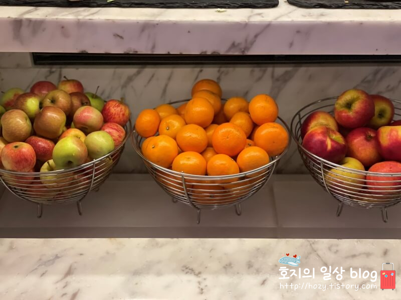 JW메리어트 싱가포르 이그제큐티브 라운지 애프터눈티 메뉴