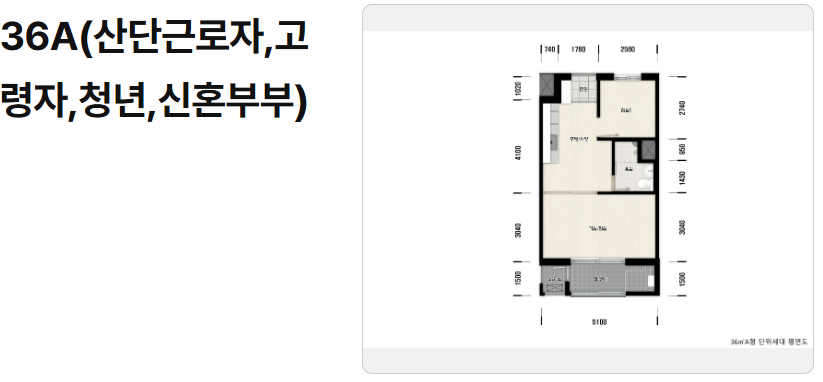 36A형 평면도
