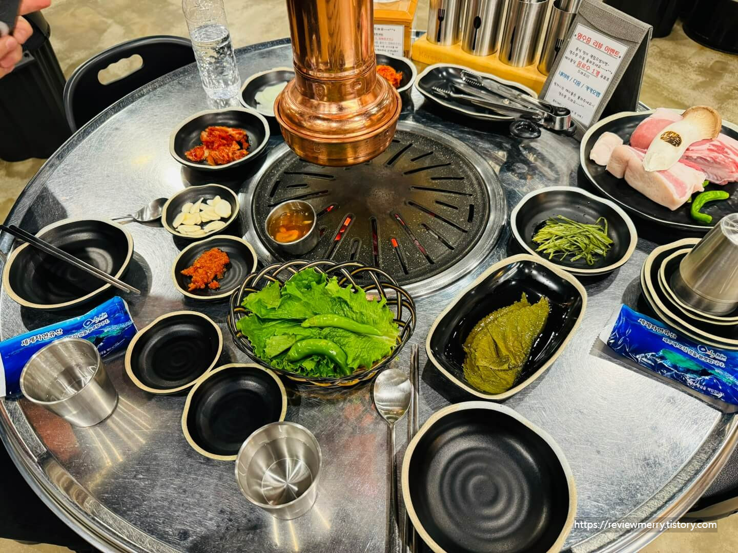 밑반찬 세팅