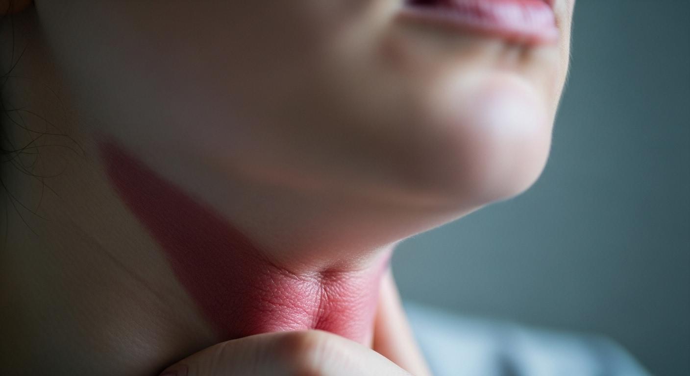 독감 증상 목 건조