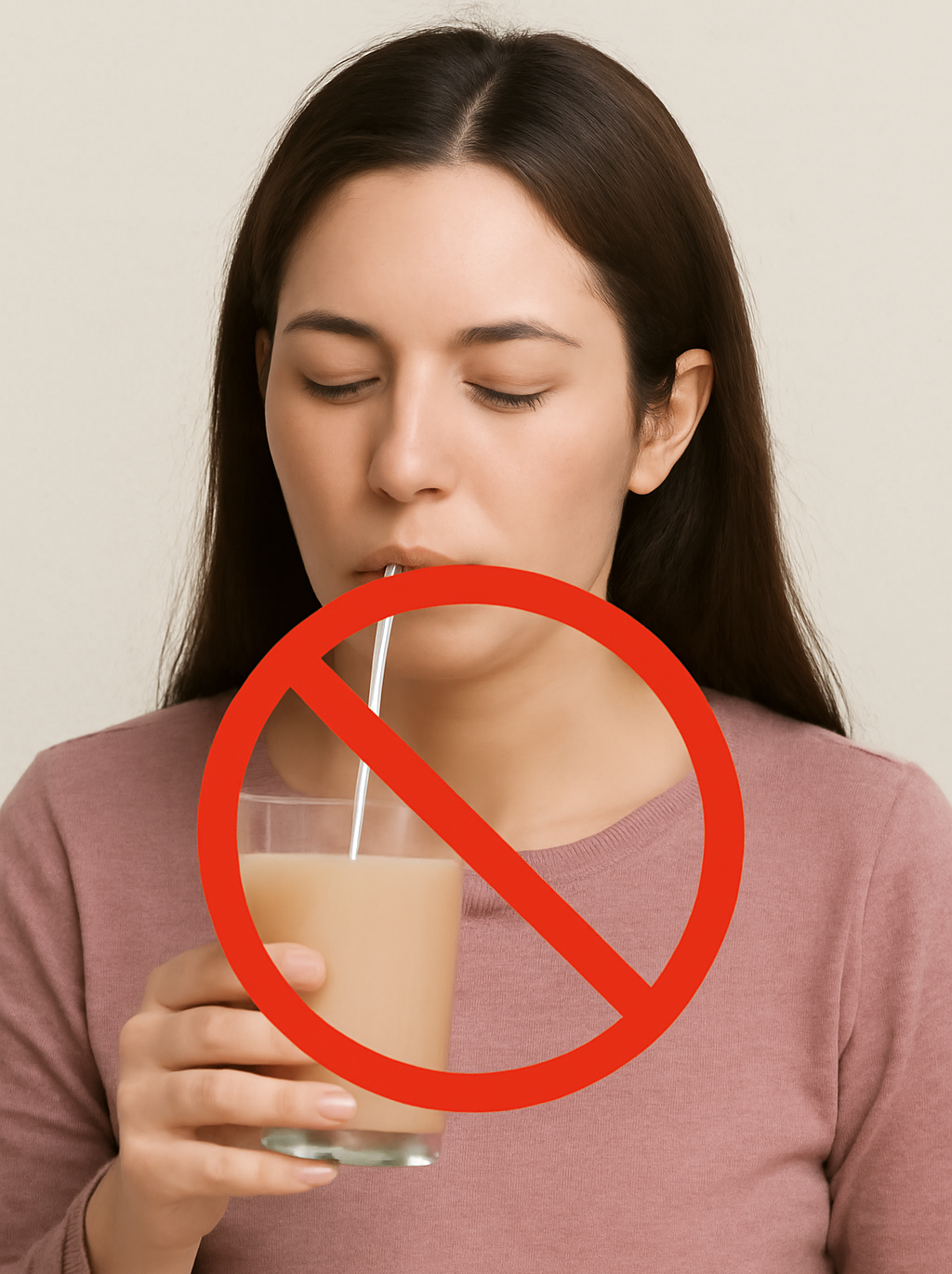 빨대를 사용하면 음압이 발생하여 지혈을 방해할 수 있습니다. 이를 피해야 합니다