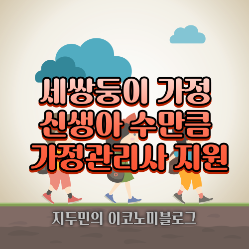 세쌍둥이 이상 가정에게는 신생아 수만큼의 가정관리사가 지원