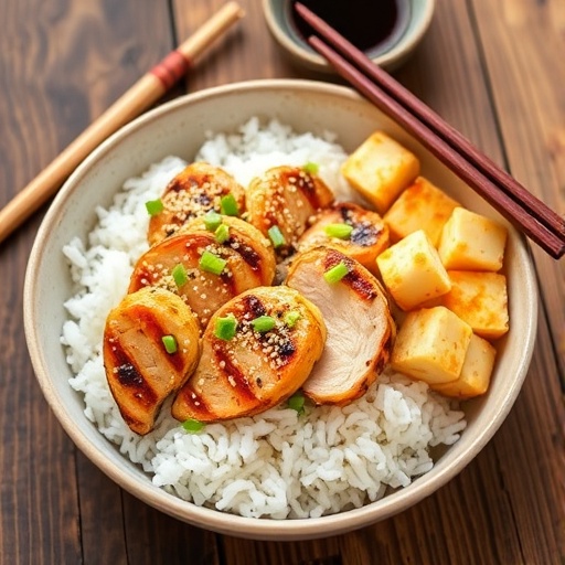 닭가슴살 두부덮밥