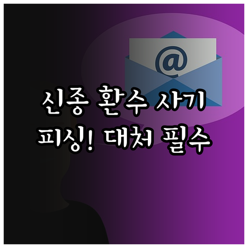 신종 재난지원금 환수 사기 주의 문자..