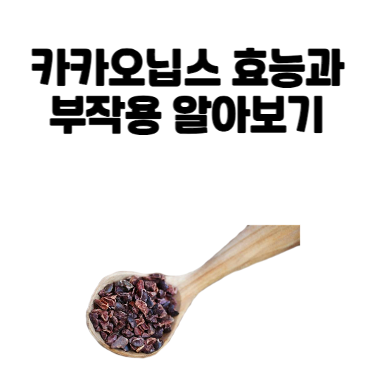 카카오닙스 효능과 부작용