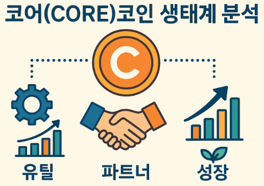 코어(CORE)코인 생태계 분석 (유틸, 파트너, 성장) 이미지