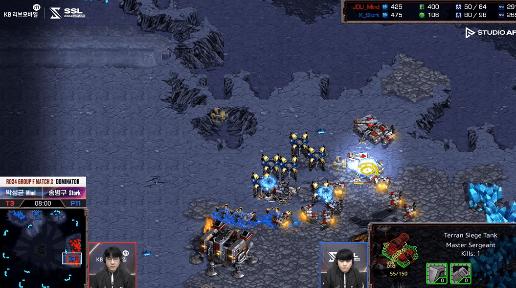 24강 F조 2경기 초반찌르기1