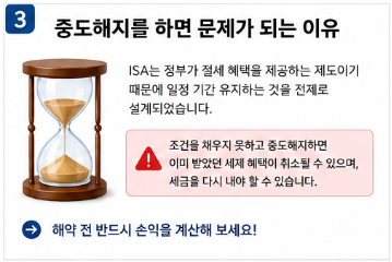 ISA 계좌 중도해지 불이익 총정리｜세금 추징 얼마나 될까3