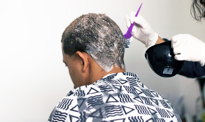 얼굴에 묻은 염색약 지우는 방법 표현이미지