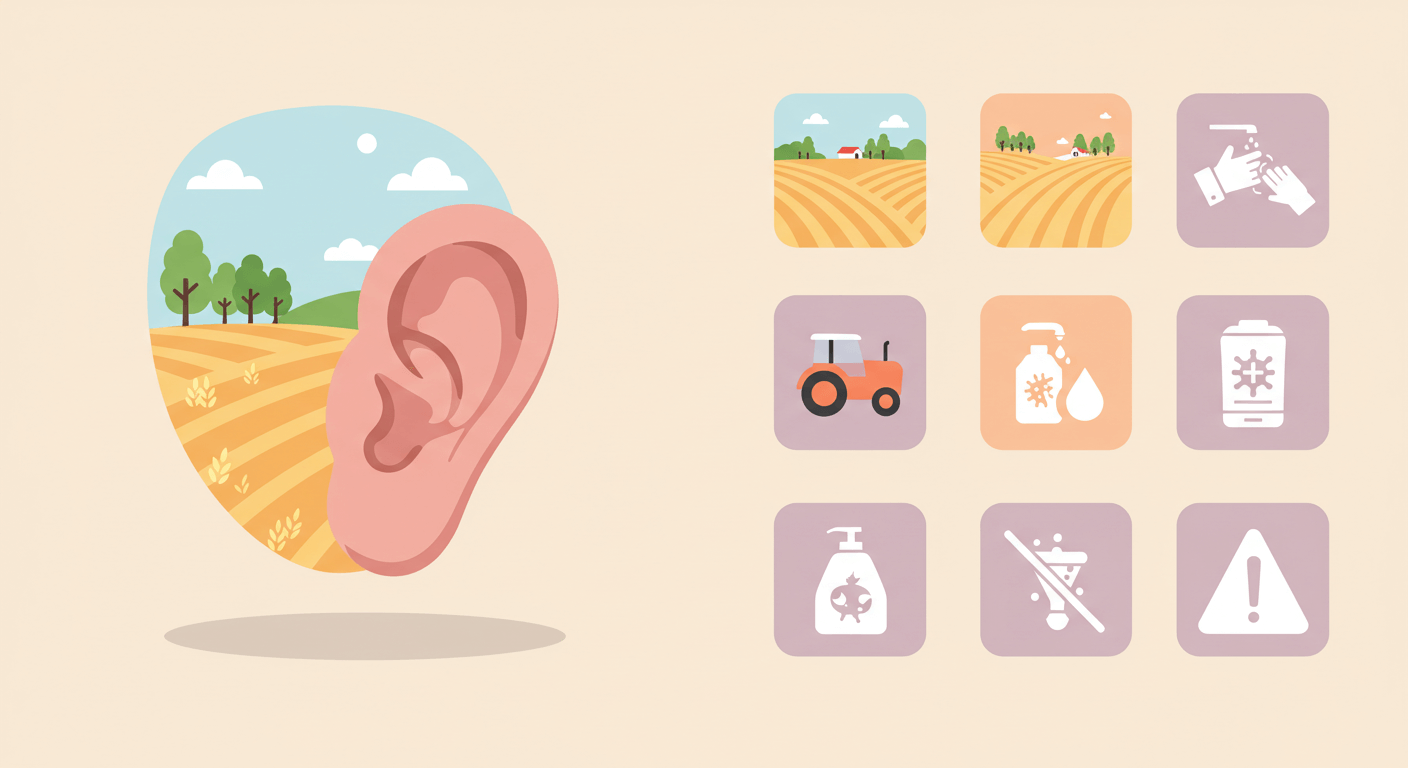 시골 환경에서의 귀 질환 발생 특성 (소음)