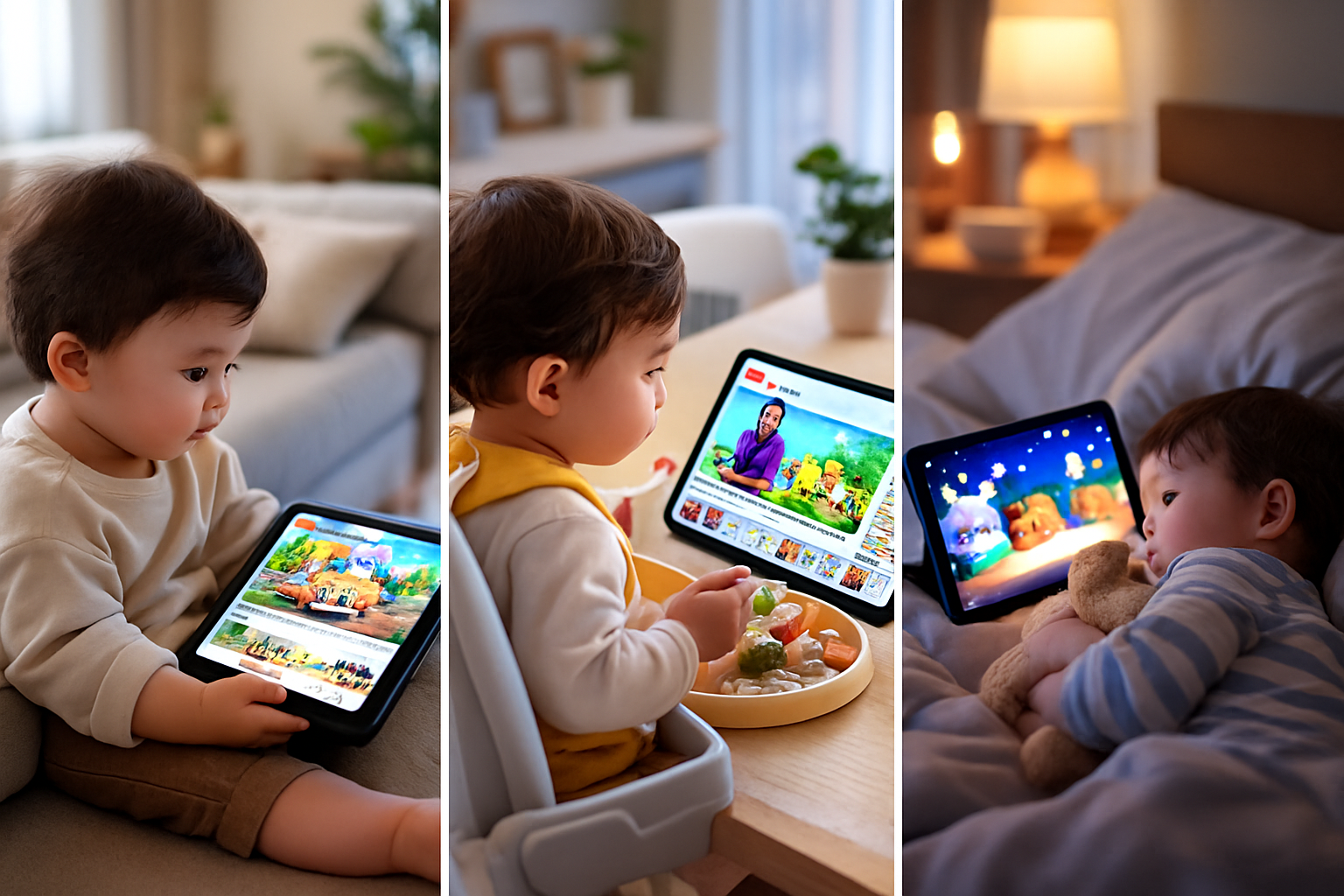 외출, 식사등 상황 별 아기에게 보여주기 좋은 유튜브 채널 추천