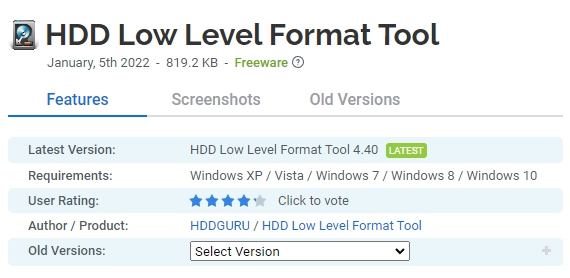 HDD-Low-Level-Format-Tool