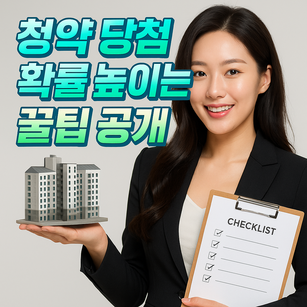 청약 당첨 확률 높이는 실전 전략 2025