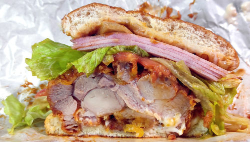 갈릭바베큐 치킨버거