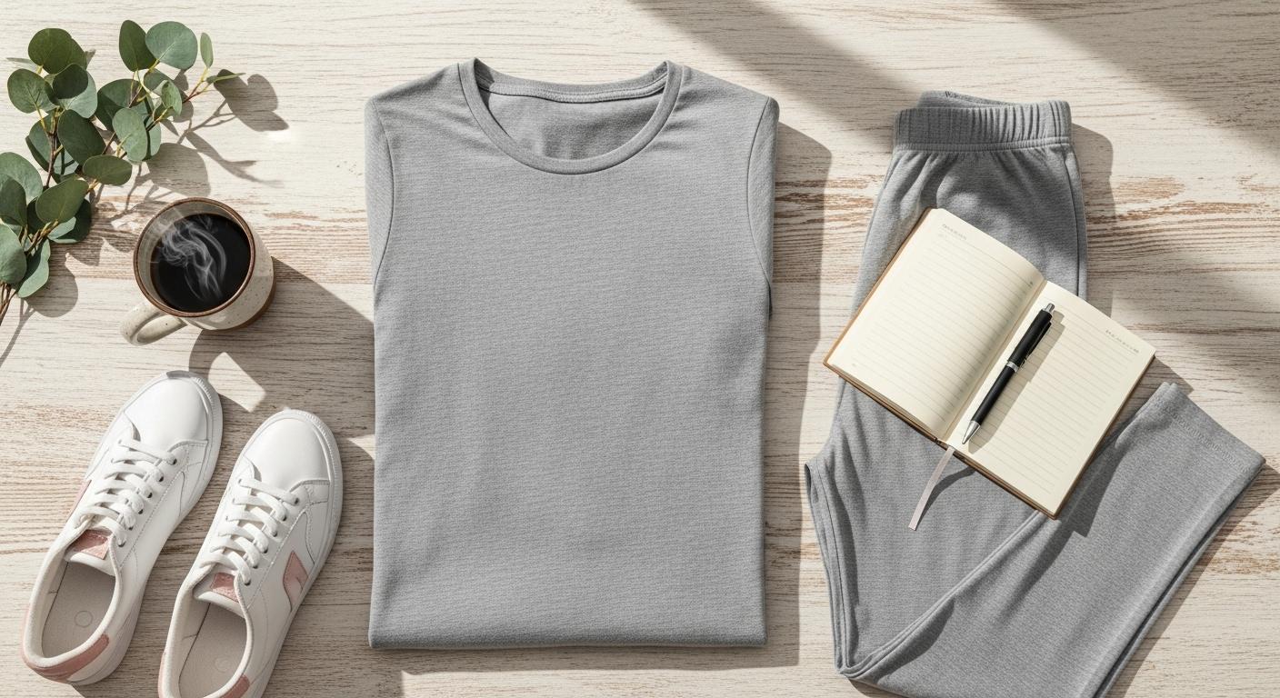 레깅스 티 세트