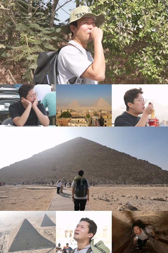 &#39;나혼자산다&#39; 김대호 아나운서가 이집트 여행을 하고 있다. [사진=MBC]