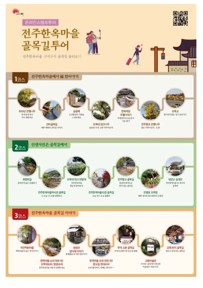 한옥마을 스탬프 투어