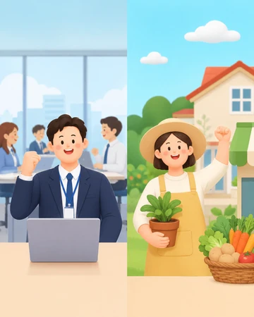 국민연금 가입조건 직장 지역 차이 비교1