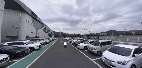 서대구역2 주차장 내부