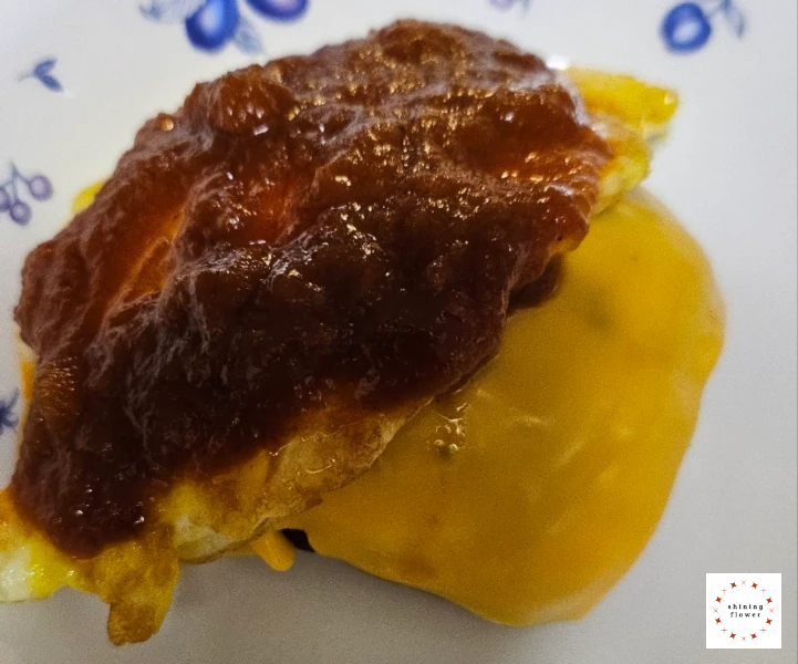 고메함박스테이크-에그치즈함박 완성