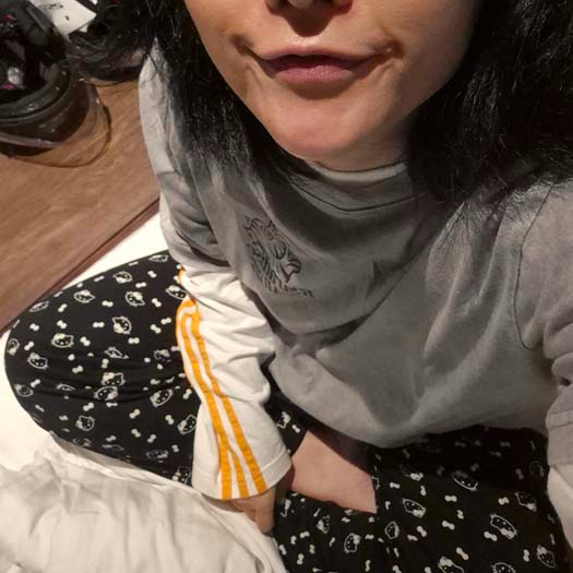 달랏에서 기모 바지 입기
