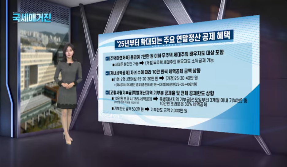 연말정산 기간 꼭 확인해야할 2026년 바뀌는 혜택 / 일정