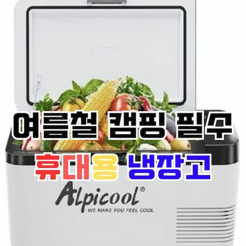 캠핑용 차량용 휴대용 미니 냉장고