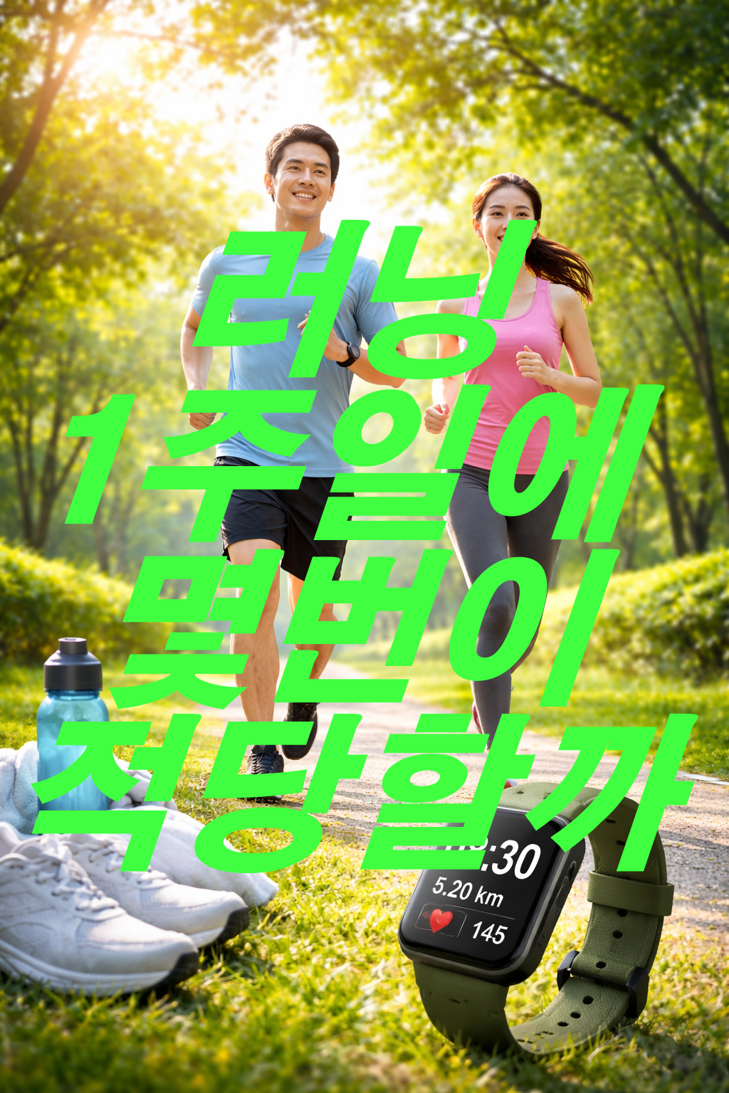 러닝 일주일에 몇 번이 적당할까