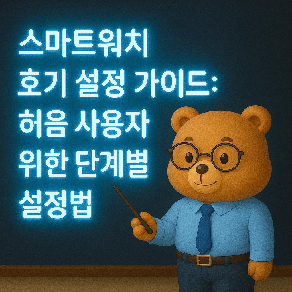 스마트워치 초기 설정 가이드 처음 사용자를 위한 단계별 설정법