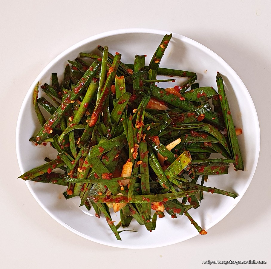 부추 겉절이 만들기