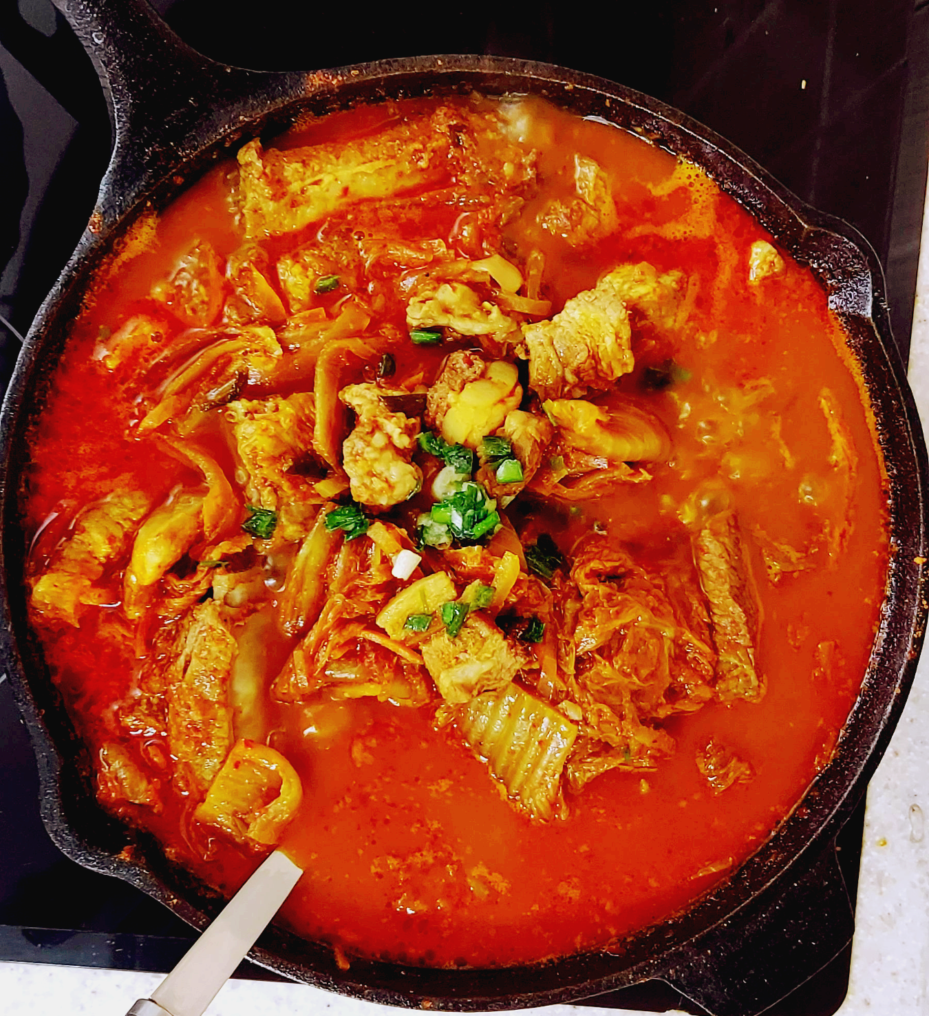 김치찌개 완성