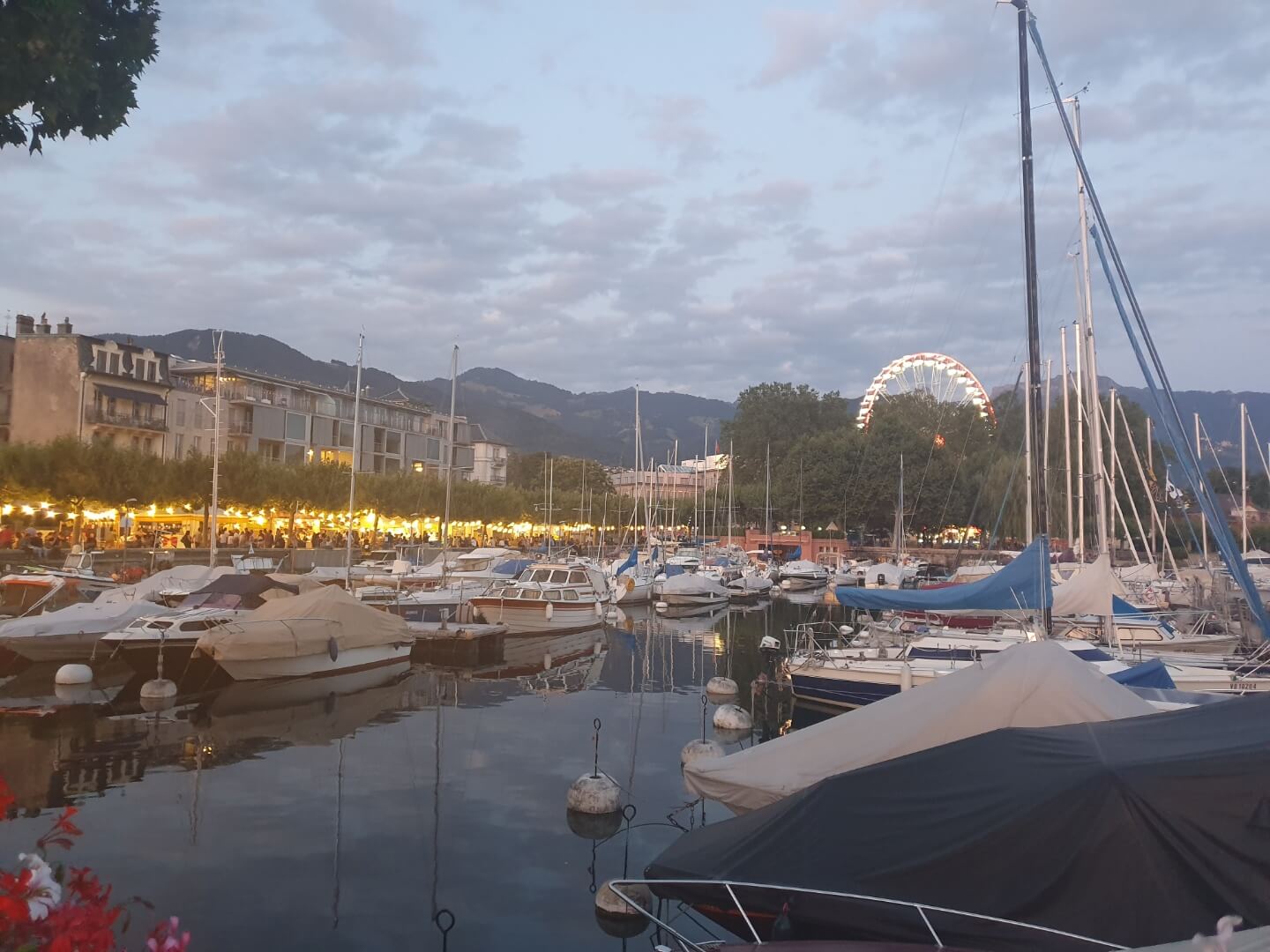 스위스-뷔베-항구