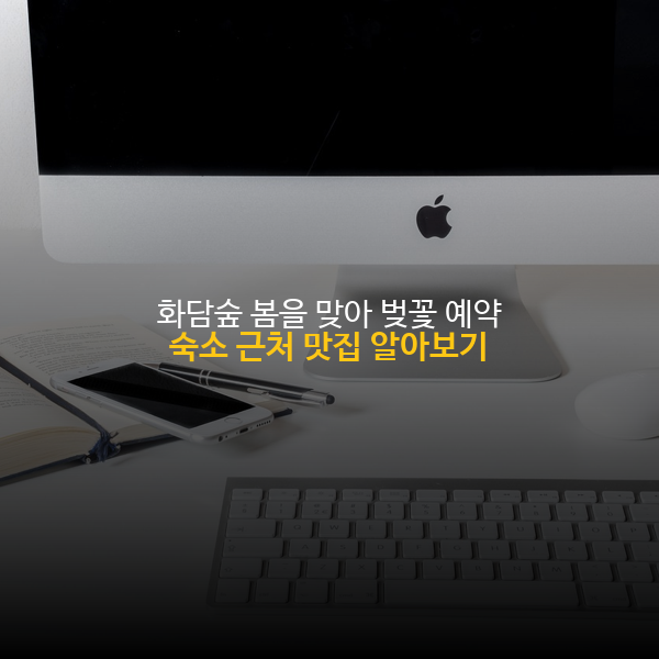 화담숲 봄을 맞아 벚꽃 예약 숙소 근처 맛집 알아보기