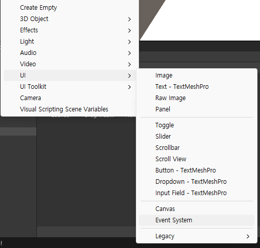 [UI] -> [Event System]