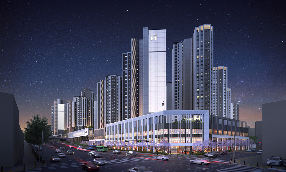 디에이치방배 조감도