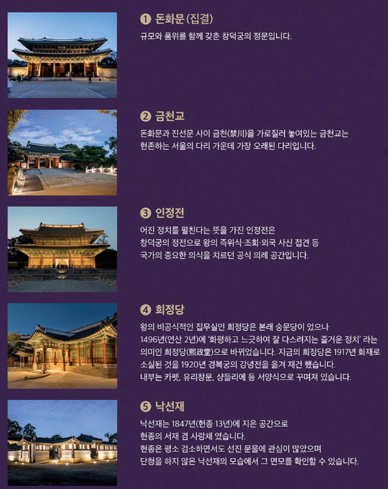 2024년 창덕궁 달빛기행