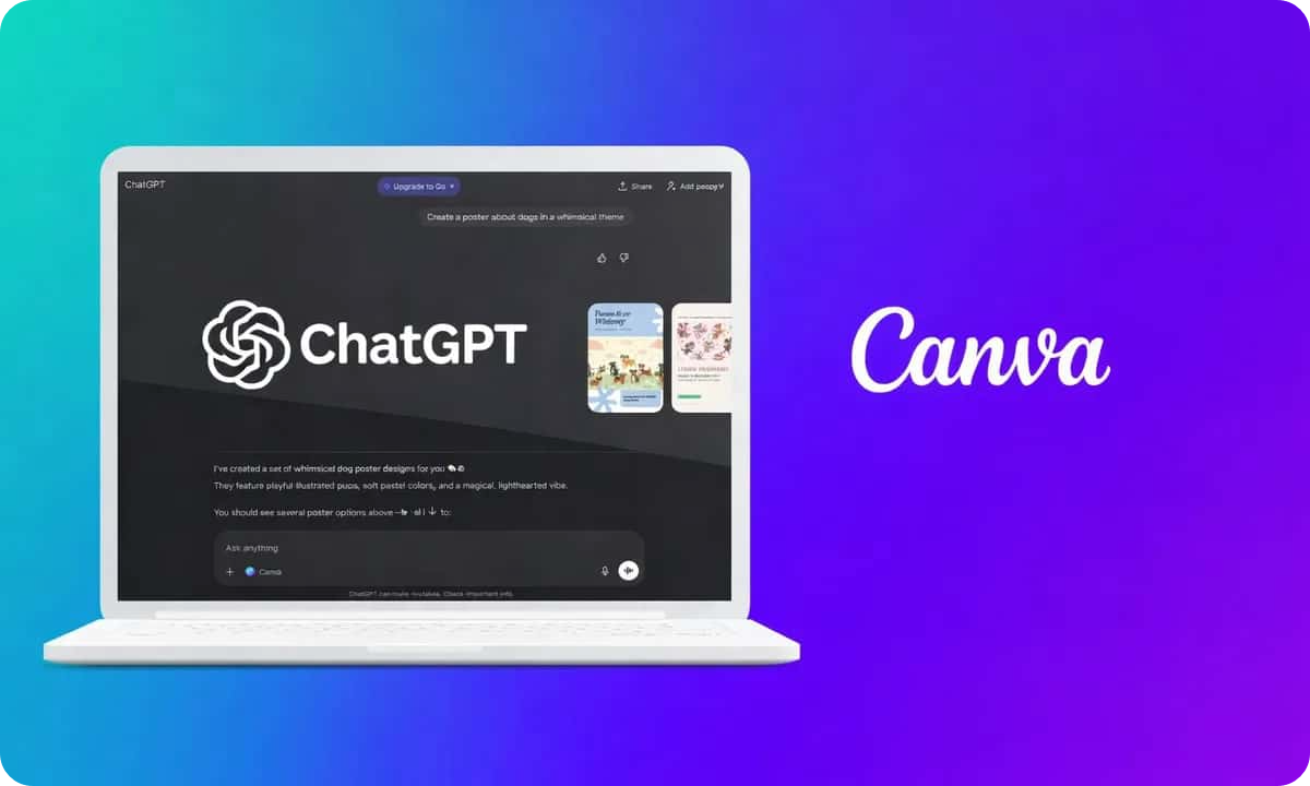 ChatGPT + Canva + Buffer