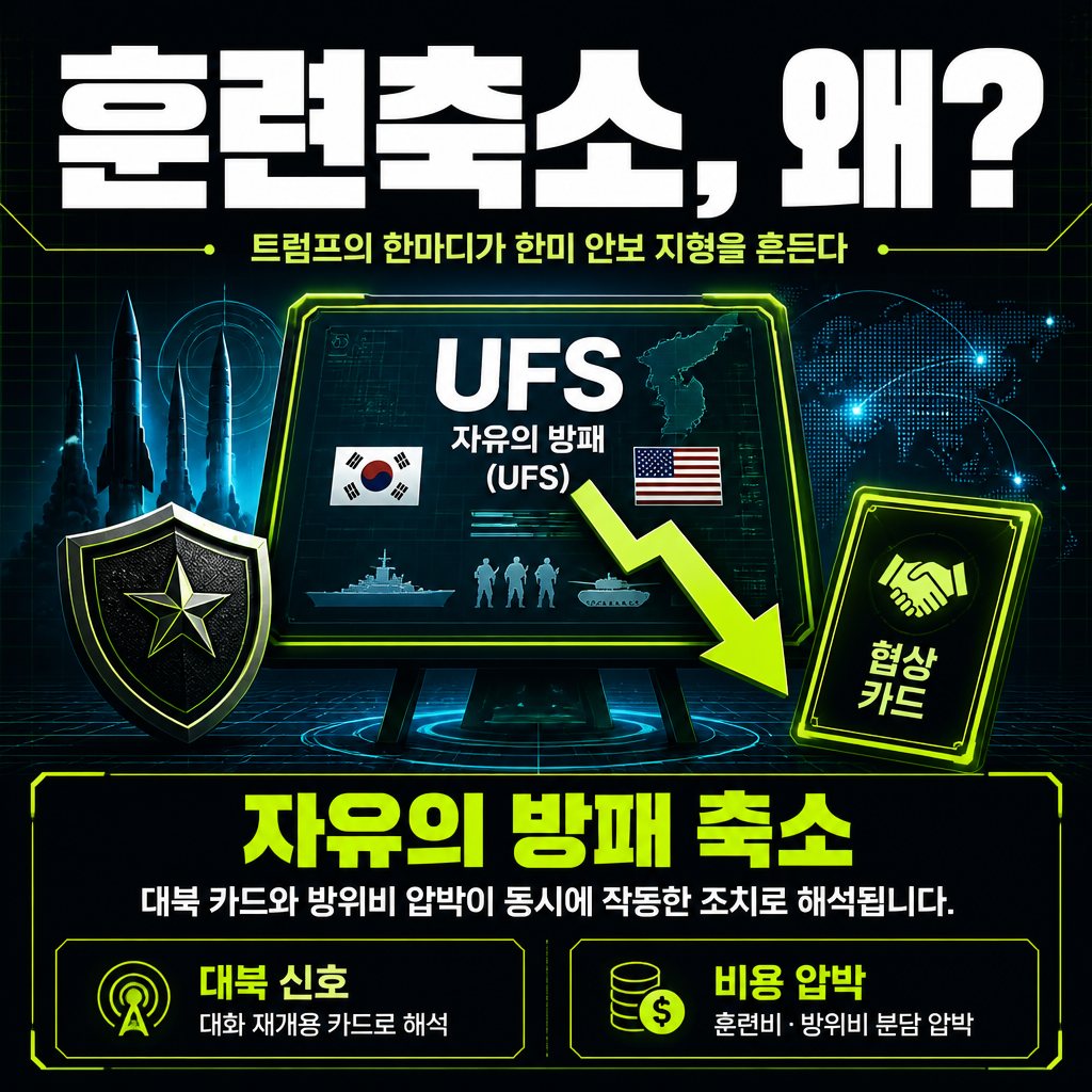 훈련축소, 왜?